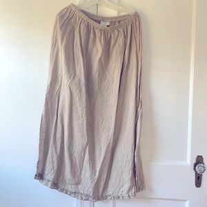 Vintage Chalet Linen Skirt